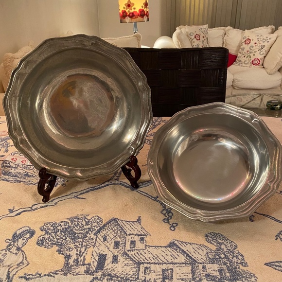 Pewtarex I King George Serving & Vegetable Bowls - Picture 1 of 16